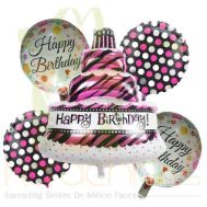 Birthday Cake Balloon Packet (Not Filled)