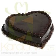 Heart Shape Chocolate Cake (4 lbs) From Hobnob