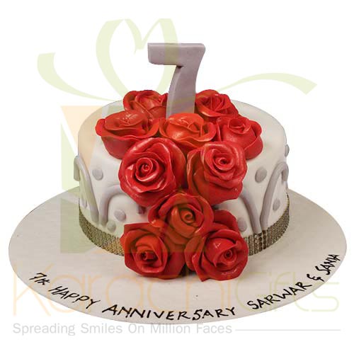 7th Anniversary Cake 6lbs by Sachas
