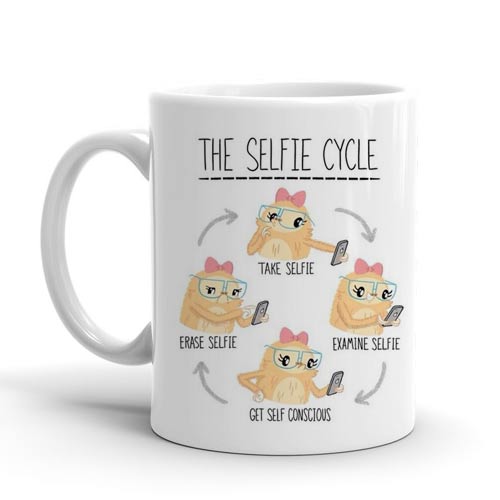 The Selfie Cycle Mug