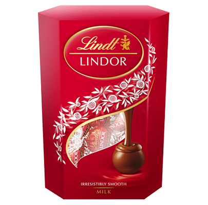 Lindt Lindor Cornet Milk Chocolates 200 gms