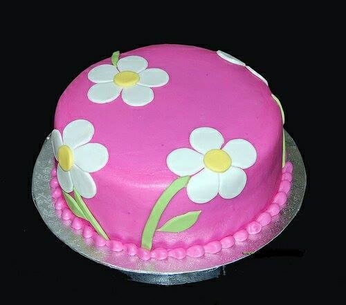 Pink Flower Cake (3lbs)