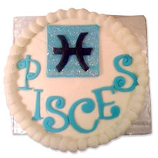 Pisces Zodiac Cake