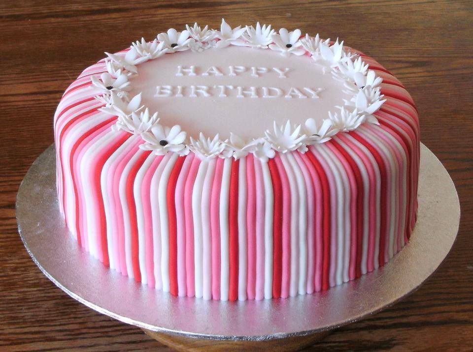 Pretty Birthday Cake (4lbs)