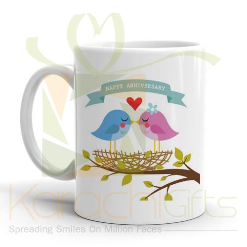 Bird Couple Anni Mug