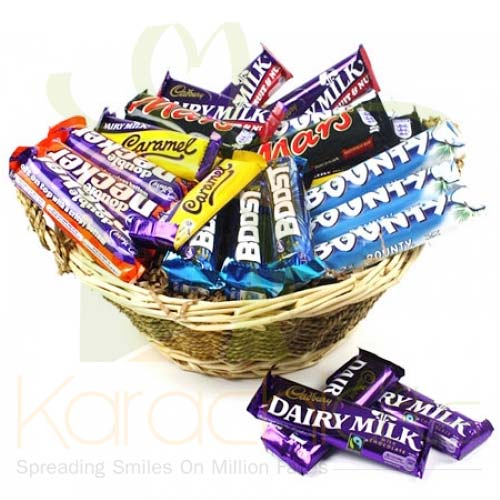 Chocolate Basket Small (16 bars)