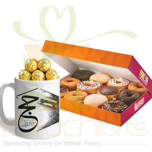 Hajj Ferrero Mug With Donuts