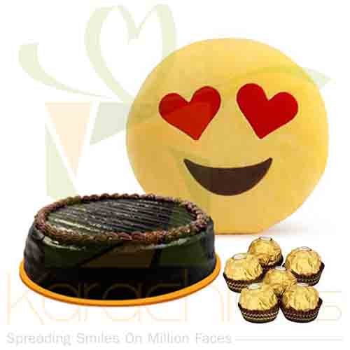 Loving Gift (Chocos+Cushion+Cake)