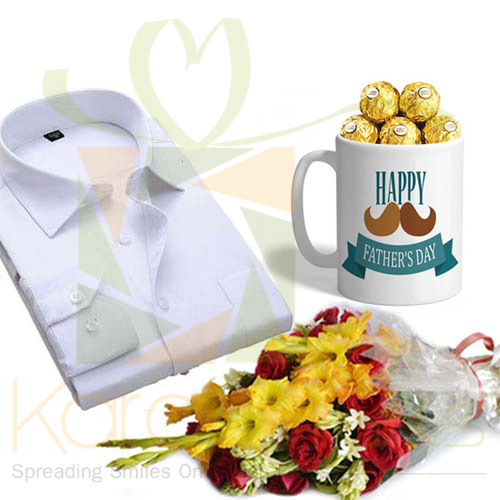 Shirt, Flowers And Chocolate Mug