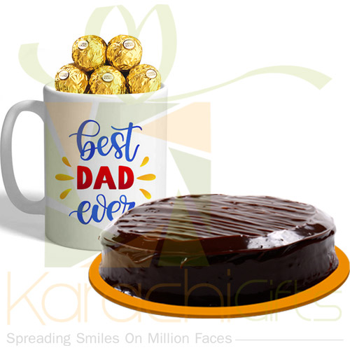 Ferrero Dad Mug With Cake