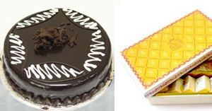 Cake ( 2lbs) & Mithai ( 2KG )