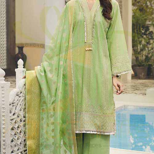 3 PC LSV05 By Gul Ahmed-Unstitched