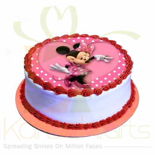 Minnie Mouse Picture Cake - Sachas Bakery
