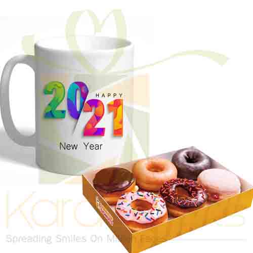 Donuts With 2021 Mug