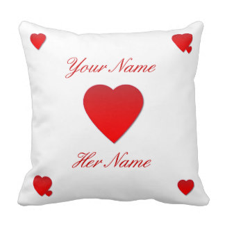 Personalized Heart Cushion