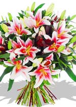 Pink lily Bouquet