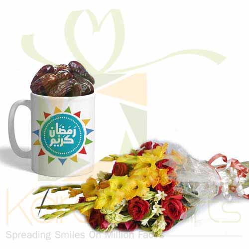Ramadan Choc Mug With Flowers