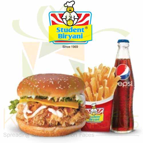 Chicken Burger - Student Biryani