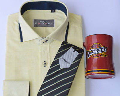 Portofino Shirt + Signature Tie + NFL Coffee Mug