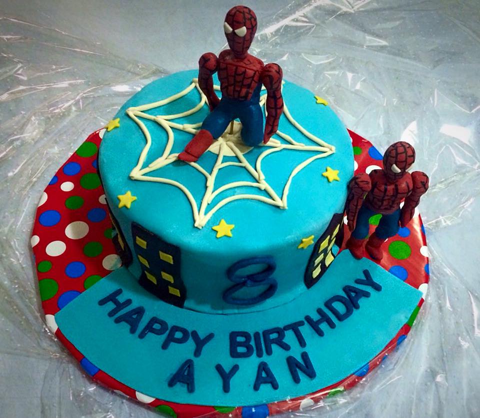Spider Man Theme Cake (5 lbs)