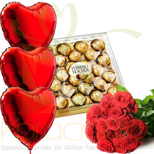 Hearts Roses And Chocs