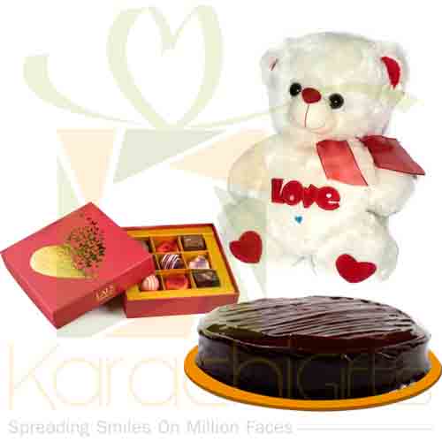 Love Bear Lals Chocolate And Chocolate Cake 