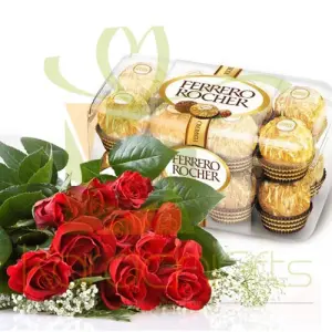 Roses With Ferrero Rochers