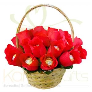 Ferrero Rose Basket
