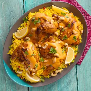 Cashew Chicken Arroz Platter(Nandos)
