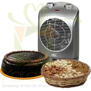 Heater, Dry Fruits And Cake