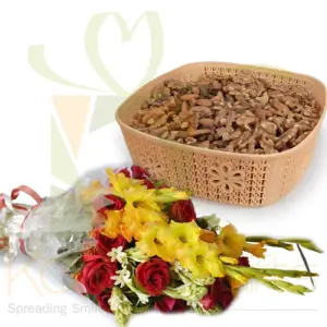 2Kg Dry Fruits With Flowers