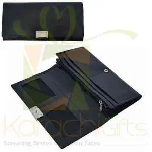 Glazed Leather Wallet