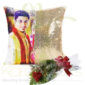 Magic Cushion With Rose