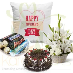 Chocs Cake Flowers Cushion