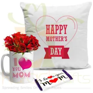 Love Choc Rose Mug Cushion