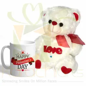 Love Bear With Valentines Mug