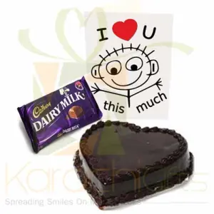 I Love You (Card, Chocolate And Cake)