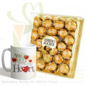Mug With Large Ferrero Box