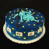 Capricorn Zodiac Cake