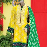 3 Piece Lawn Suit (Unstitched) By Junaid Jamshed