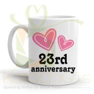 23rd Happy Anniversary Mug