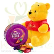 Pooh With Quality Street
