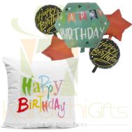 Birthday Balloons With Cushion