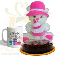 Cake Mug And Birthday Bear