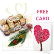 FREE Card With Flowers n Chocs