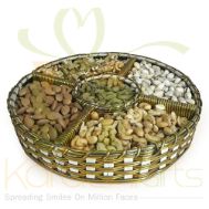 Dry Fruits Basket (Golden)
