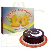 Mangoes With Eid Cake
