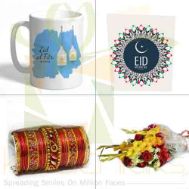 Mug Card Flower Choori For Eid