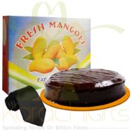 Mangoes Cake And Tie For Dad