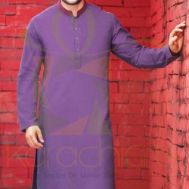 Purple Kurta By Junaid Jamshed